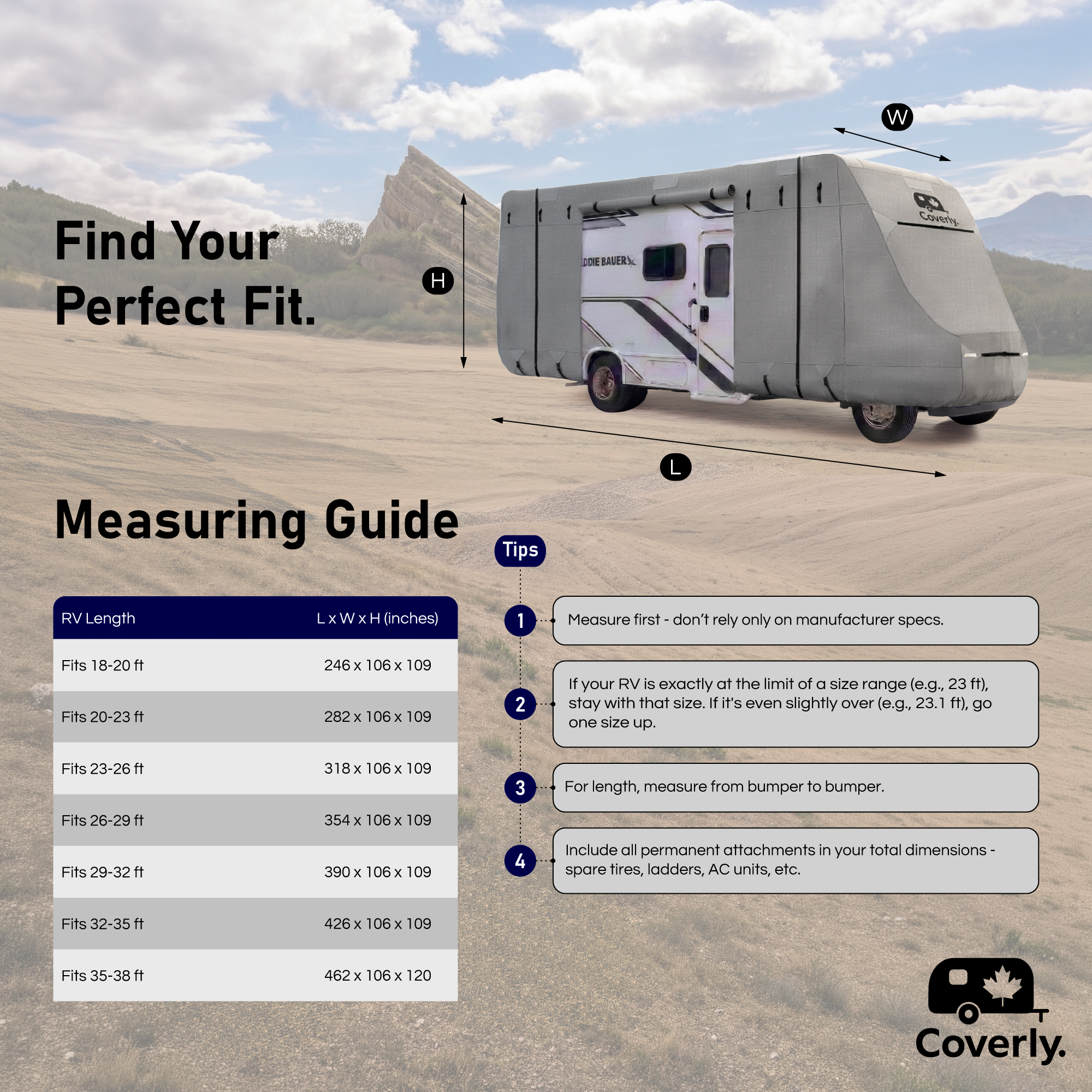 Class C RV Cover