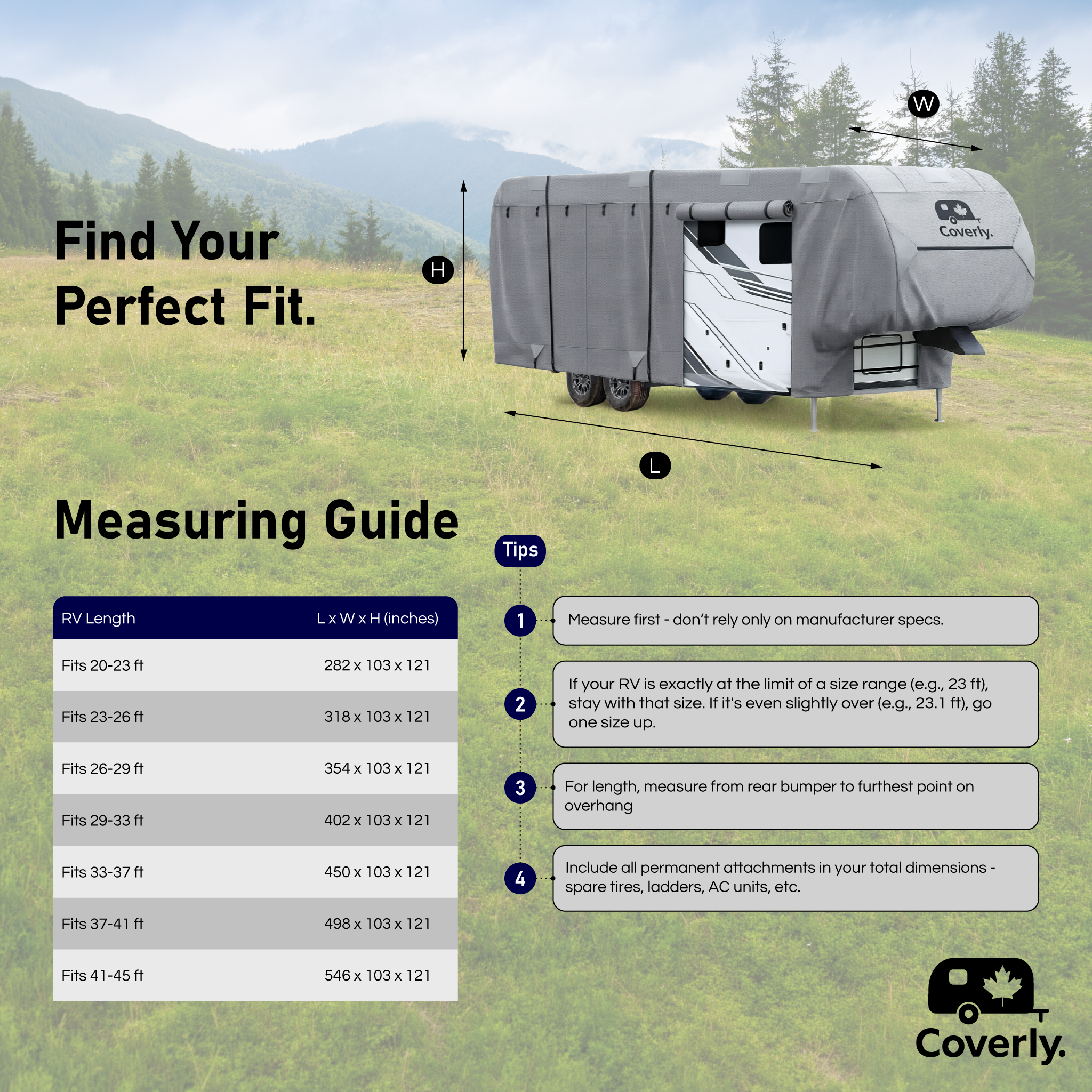 5th Wheel RV Cover